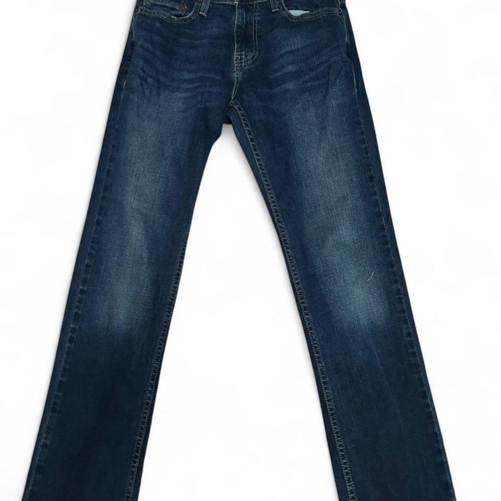 Hollister Women’s Dark Blue Straight Jeans